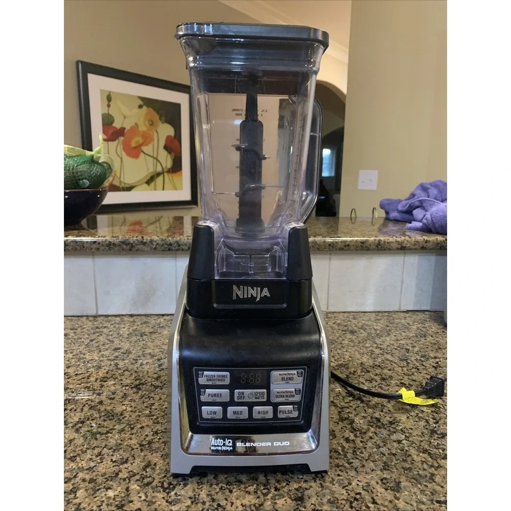 Ninja BL642 30 Auto-IQ Nutri Blender Duo System 1500W 72oz Pitcher  VGC
